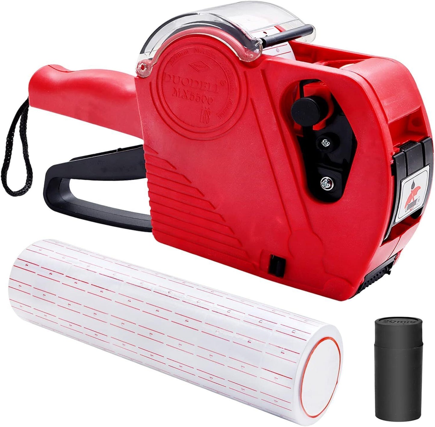Pricing Tag Gun Red Price Label -11 Label Rolls Stickers-Spare Ink Supermarket